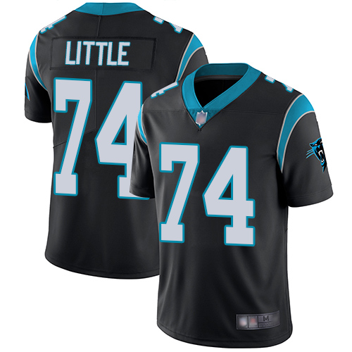 Carolina Panthers Limited Black Youth Greg Little Home Jersey NFL Football #74 Vapor Untouchable